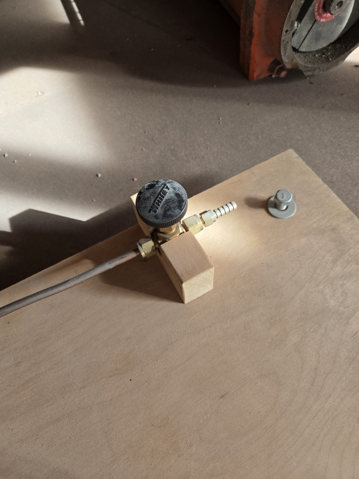 Airco Regulator with Gauges and Lines