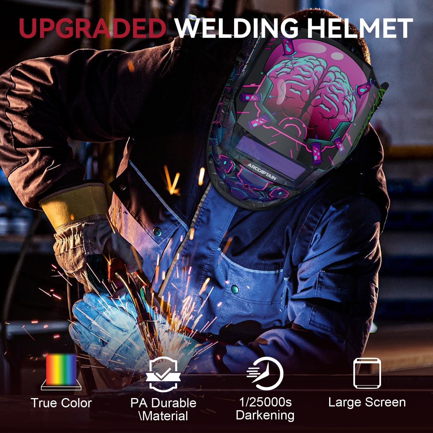 ARCCAPTAIN CUT55 Prolux Plasma Cutter Non-Touch Pilot Arc HF PA/PT App Control🔥