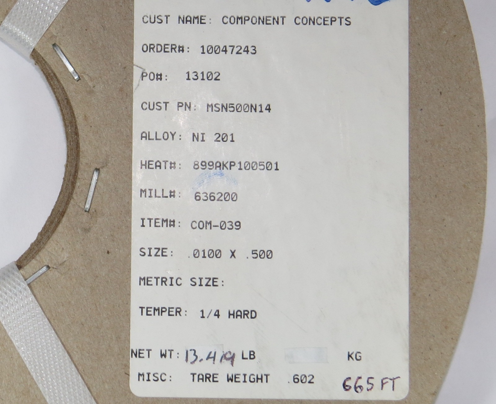 15ft, 12.7mm x .25mm, Nickel Strip Tape for A123 ANR26650, 18650 Battery Welding
