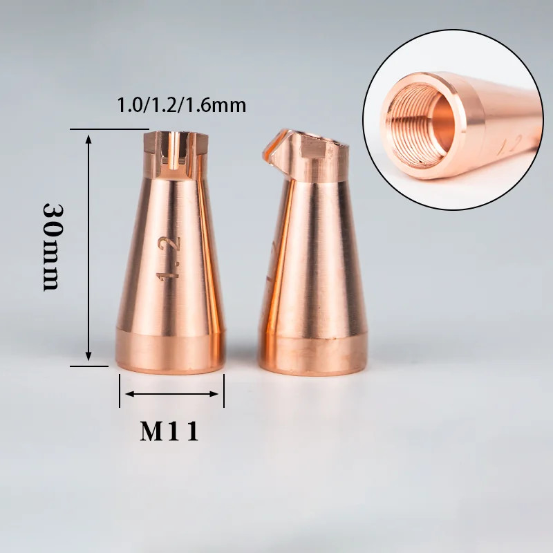 KRD Laser Welding Nozzle Copper Nozzles M11 H30 KARUIDE Handheld Weld Gun Head