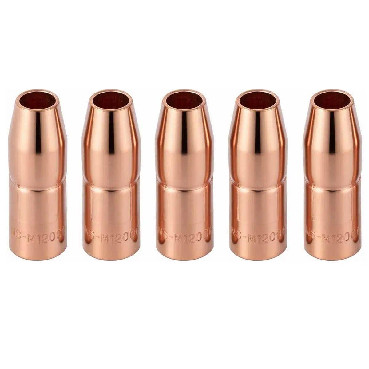 5-PK Nozzle For NS-M1200C 1/2″ AccuLock MDX Fits Miller MDX-100 MIG Welding Part