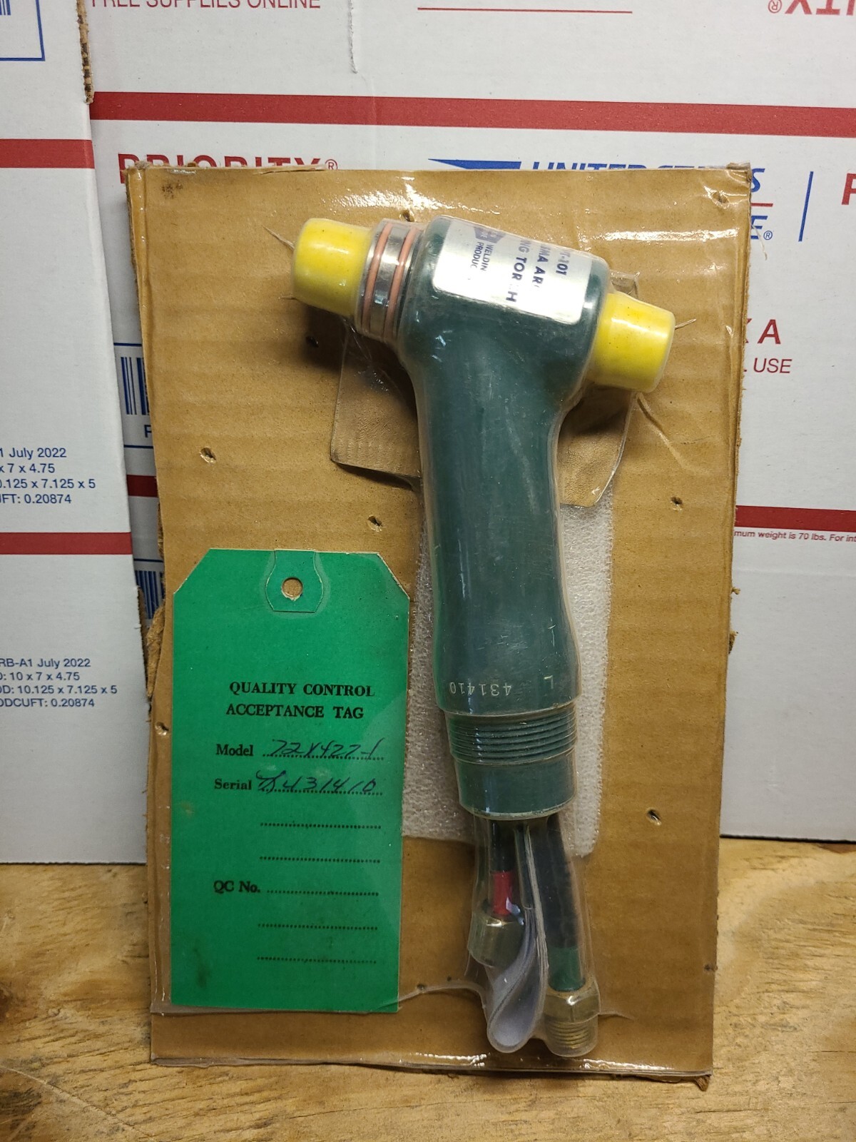 UNION CARBIDE..PT-101 PLASMA ARC CUTTING TORCH HEAD..NEW? REFURB?