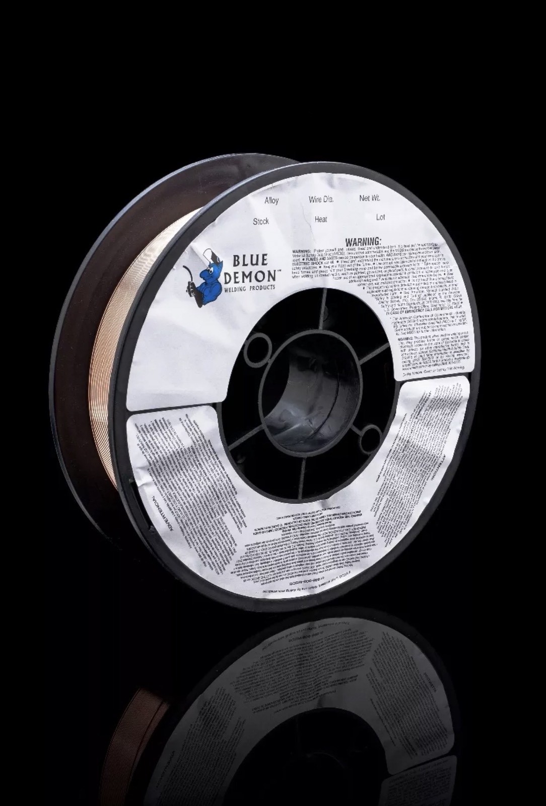 ER70S-6 .030 MIG 11 lb Spool Mild Steel Welding Wire Blue Demon