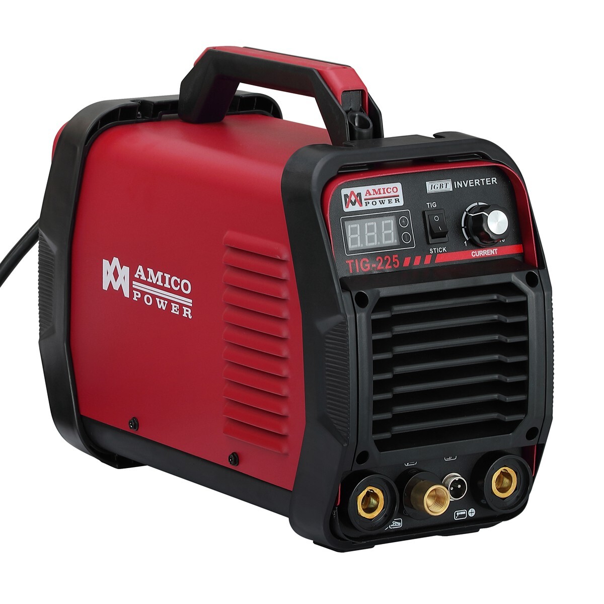 Amico TIG-225, 225 Amp TIG/ARC/Stick Combo Welder, 100% Start, 60% Duty Cycle.