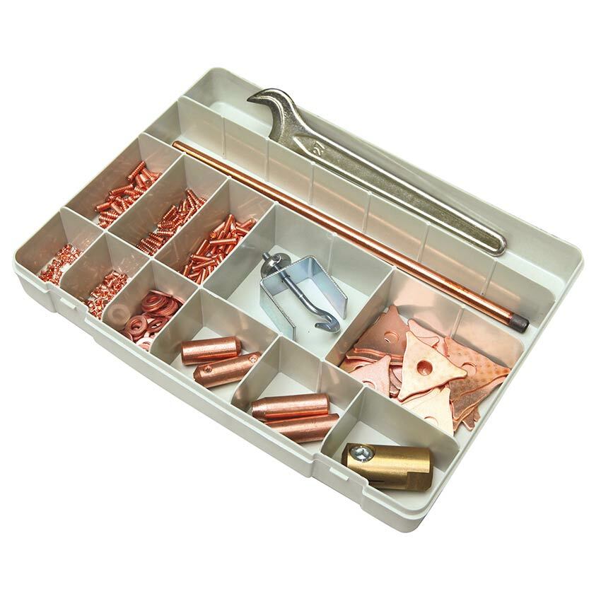 GYS GYSPOT Spotter Dent Removal Steel Accessory Box Over 400 Pieces 050075