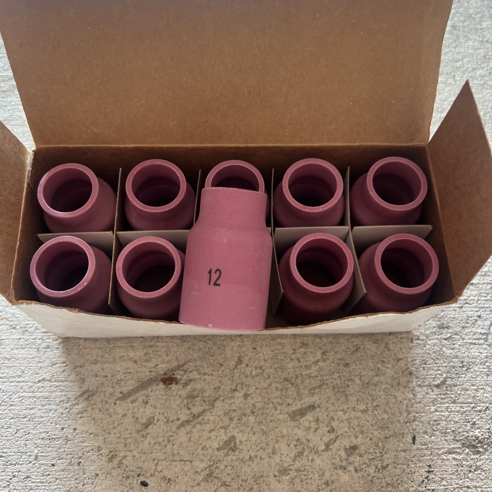 TIG Gas Lens Alumina Nozzle Ceramic Cup Jumbo Large Diameter 53N87 12# 3/4″ 53
