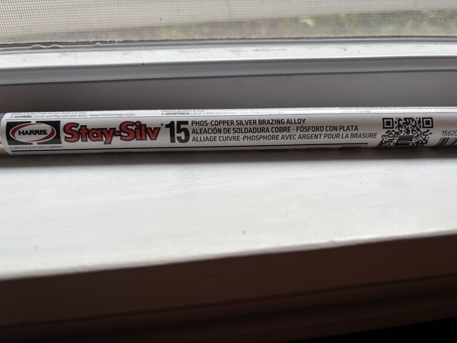 Harris Stay-Silv 15 Brazing Rod 20 in Phos-Copper Silver Alloy 15620F1.