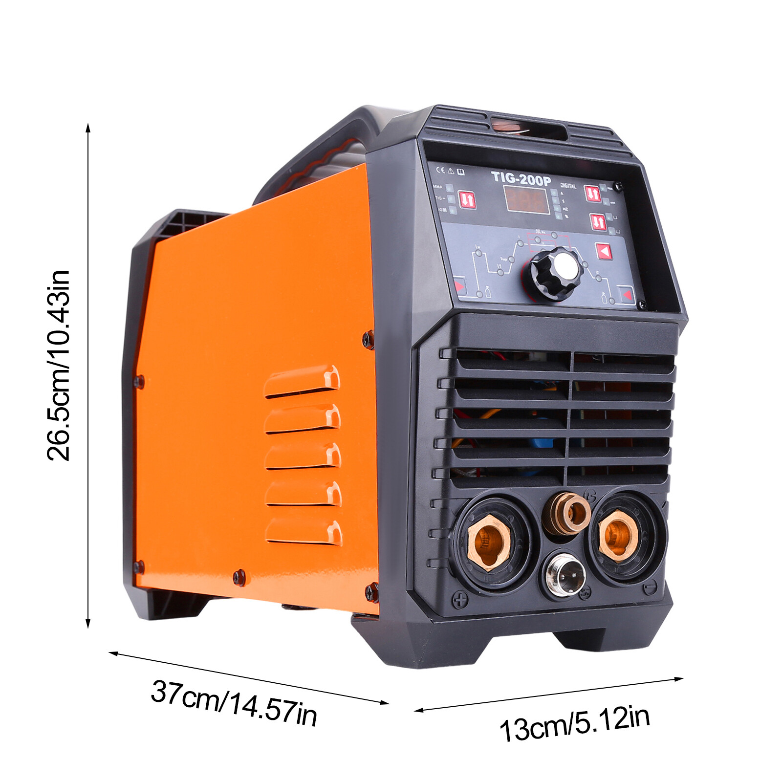 200A 110/220V ALUMINUM HF TIG WELDER 2T/4T IGBT MMA PULSE TIG WELDING MACHINE US