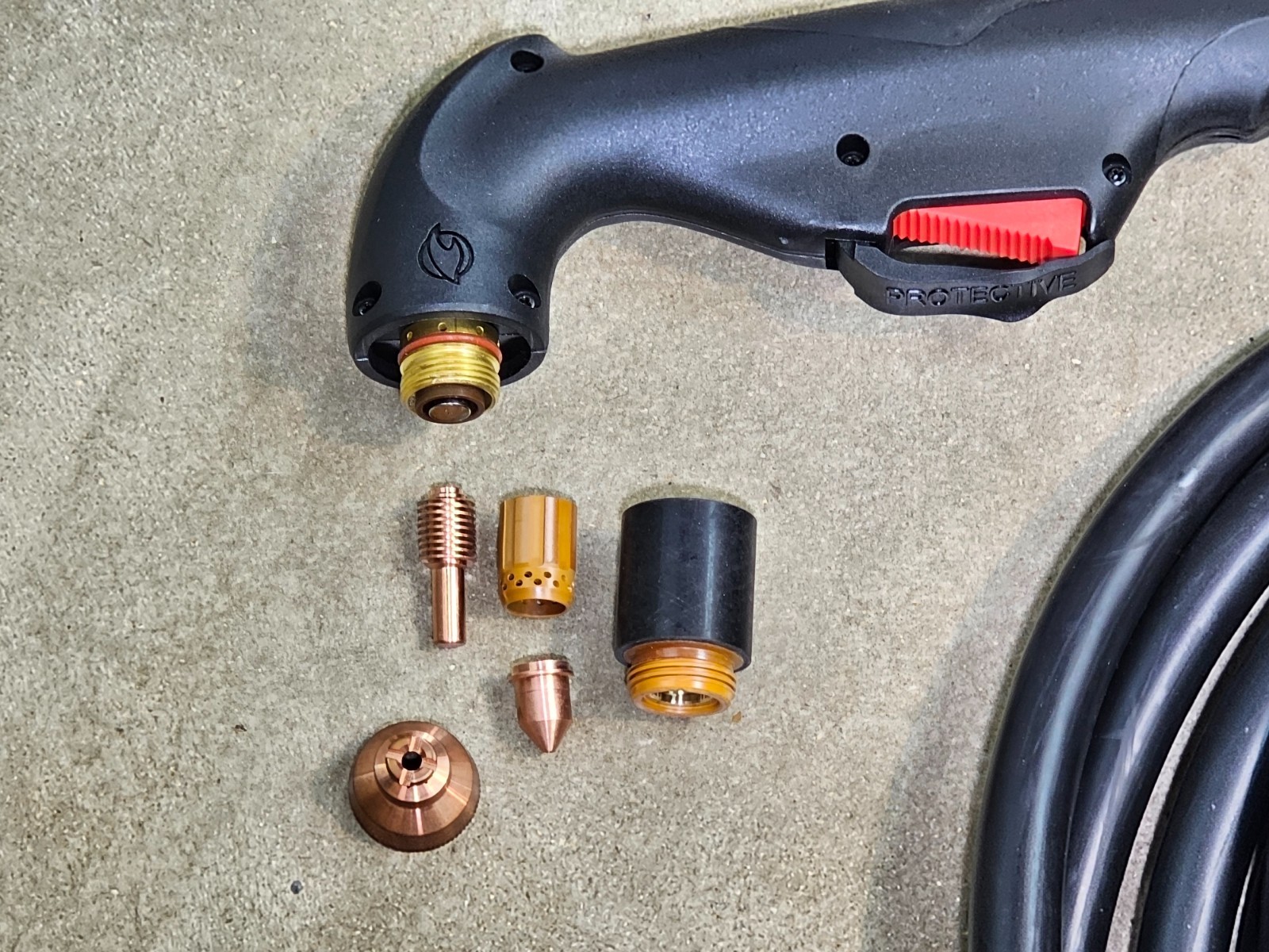 Retrofit Plasma Torch Fits Miller Spectrum 701 650 ICE-50C Uses Hypertherm Parts