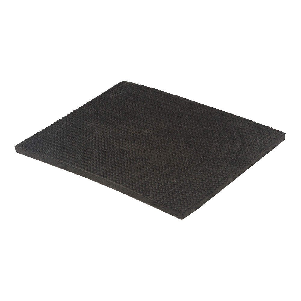 GRAINGER APPROVED 10J996 Furniture Pads,7/32 in H,Black 10J996
