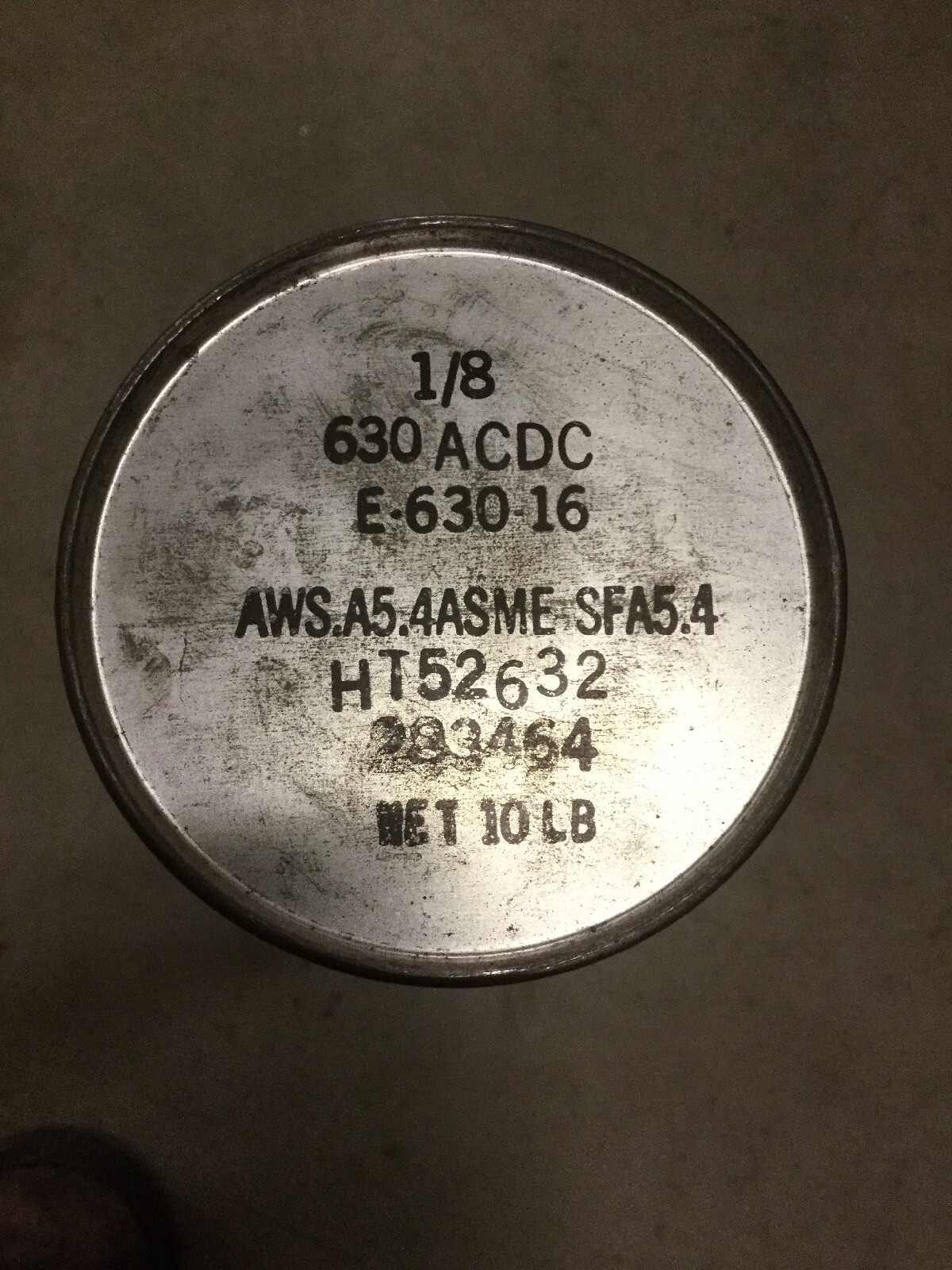 10# Of McKay AC/DC 14″ Stick Electrodes 1/8″ Dia., AWS E630-16
