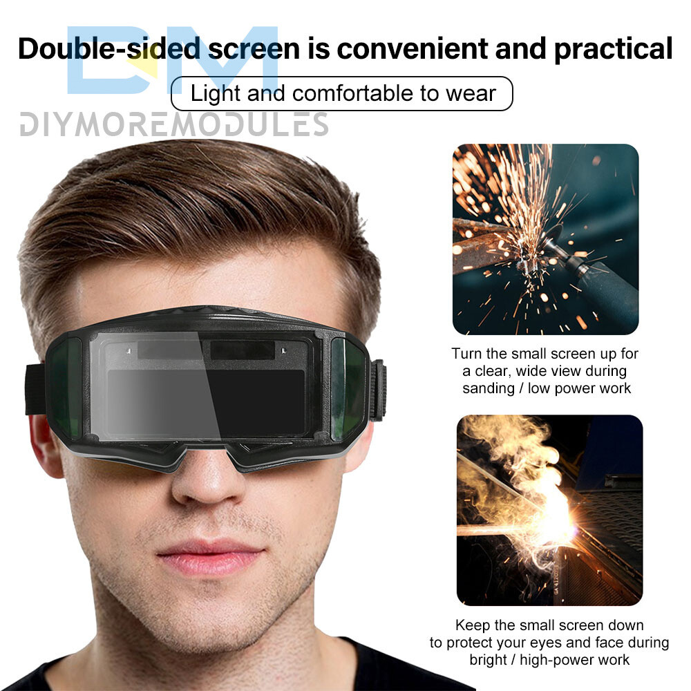 Auto Darkening Welding Goggles Glasses Mask Eyes Safety Protective Visor Glasses