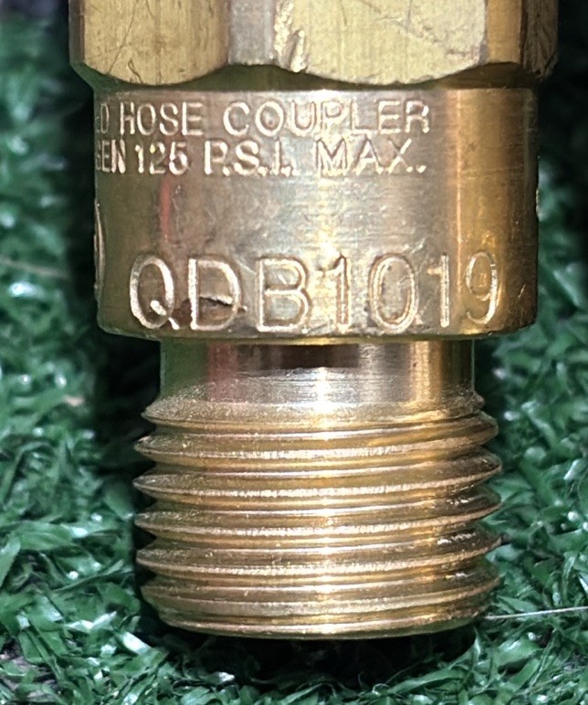 Western Torch to Hose Quick Connect/Connector Disconnect Set, QDB1019, QDB2019