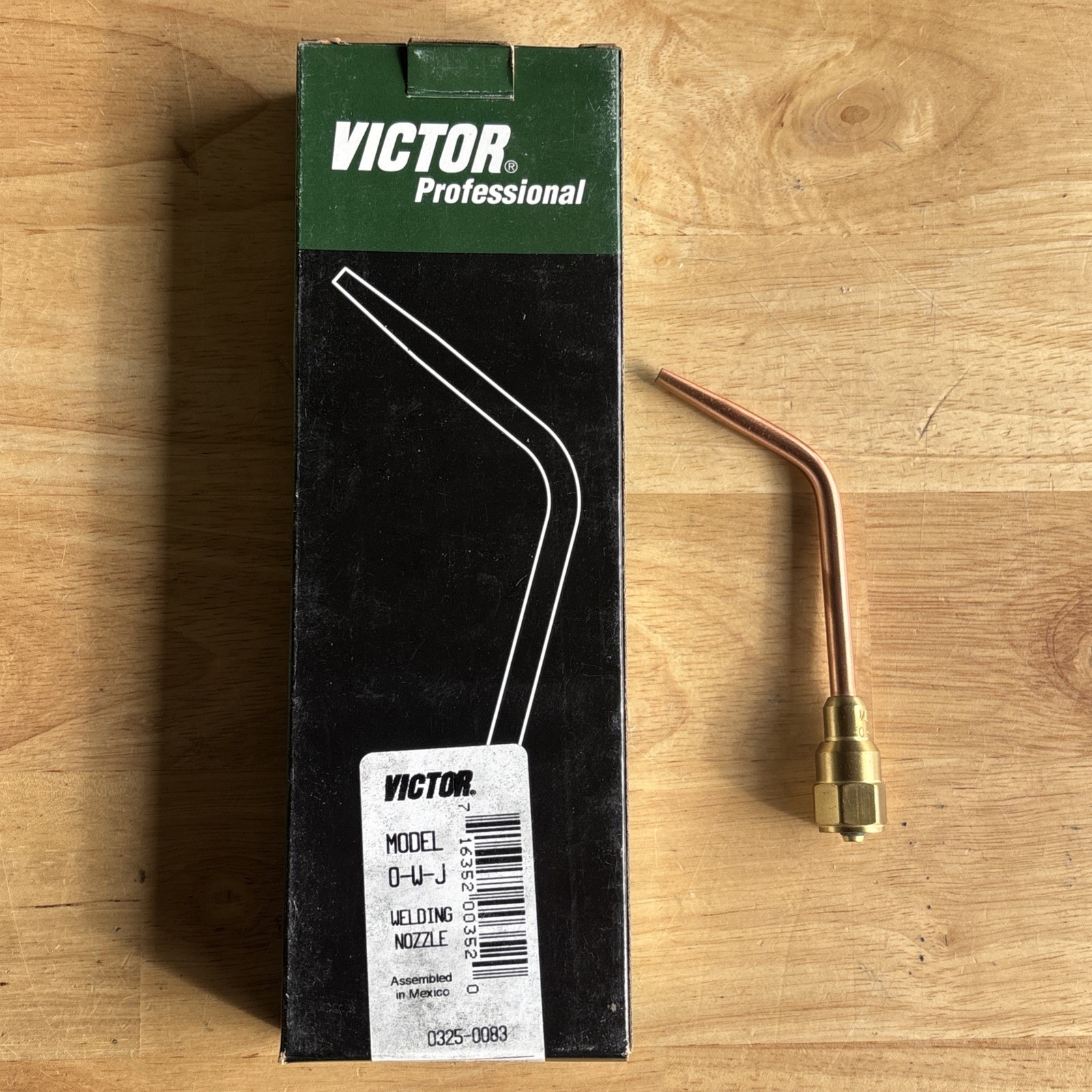 Victor Welding Brazing Torch Nozzle Tip 0-W-J Genuine Victor 0325-0083 NEW