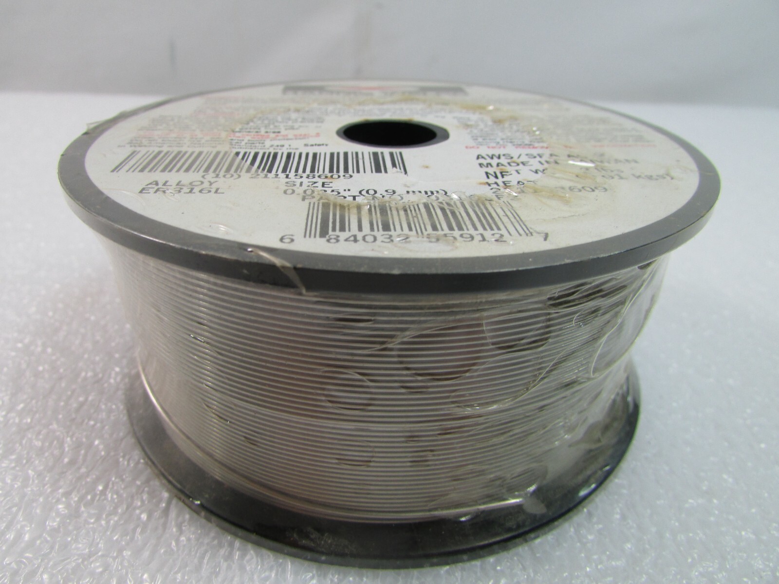 Harris Welco ER316L Stainless MIG Wire .035 X 2 lb Spool (0316LF2) New Sealed