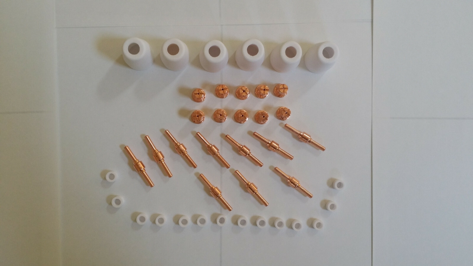 REBOOT RBC-4000 PLASMA CUTTER CONSUMABLES 40PCS COPPER EXTENDED CUT40 40amps