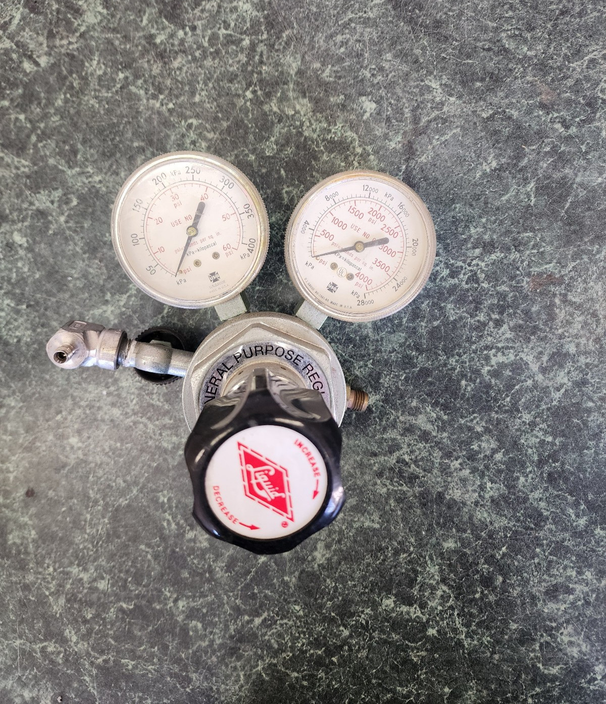 LIQUID GPS 270B General Purpose Compressed Gas Regulator 3000PSIG