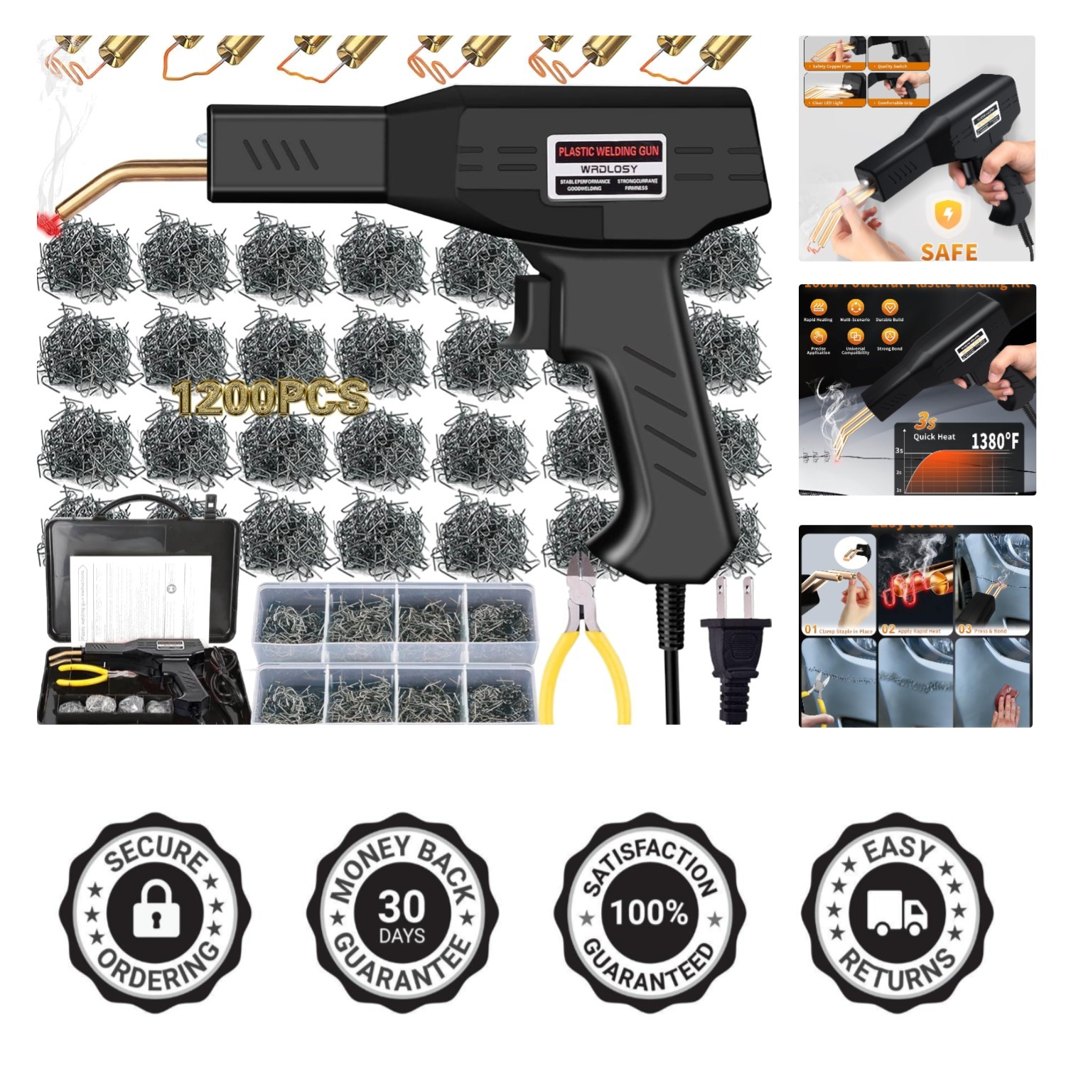 Portable Plastic Welding Kit – Fast, Safe Repairs with Ergonomic Tool Design