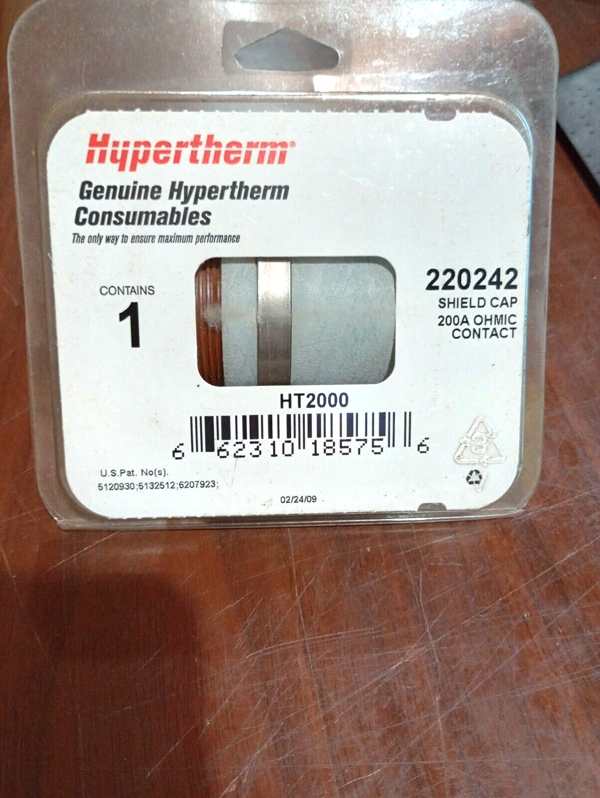 HYPERTHERM RETAINING 220242 Shield Cap HySpeed