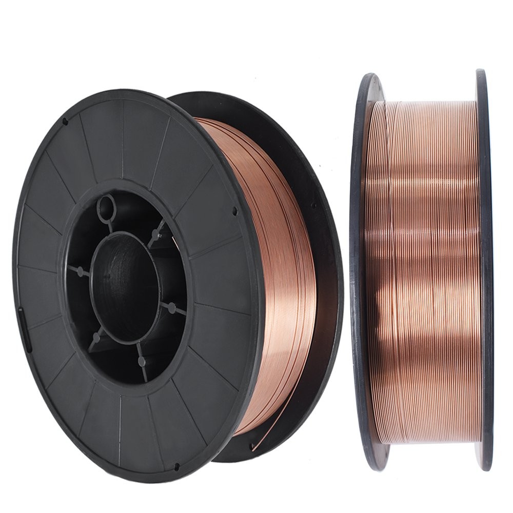 2 Piece ER70S-6 0.030″ 0.8mm Premium Steel MIG Welding Wire 11-lb Roll New