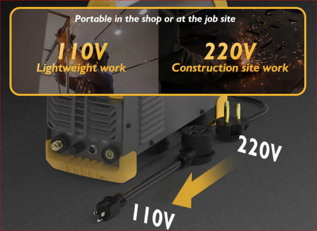 TOOLIOM TL-50C Non High Frequency Plasma Cutter Non-Touch Pilot ARC 110/220V Dua