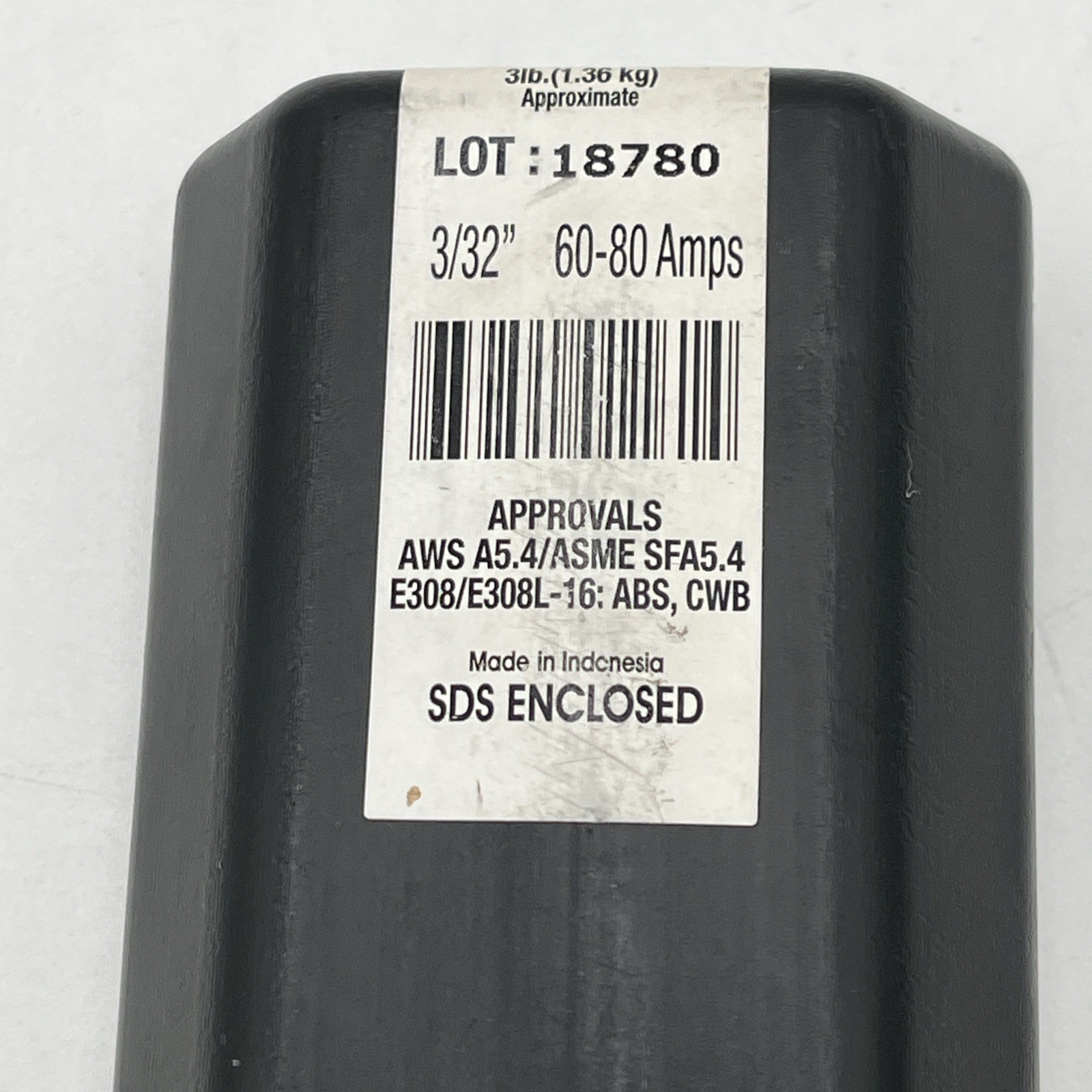 NEW! Radnor 3/32” Stainless Steel Welding Stick Rod Electrode 308L-16 – 64001161