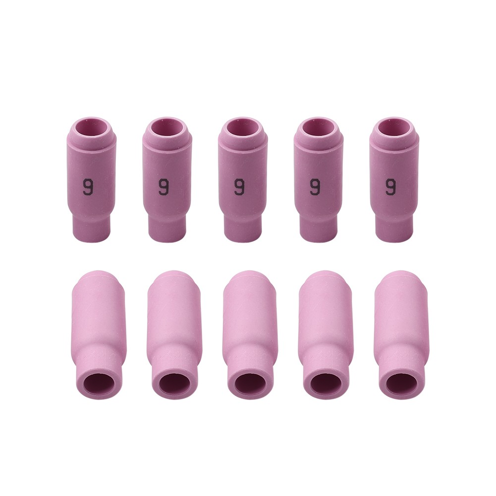10PCS TIG Weld Consumable 10N48#6 Alumina Nozzle Cup 1″27/32 For WP-17/18/26