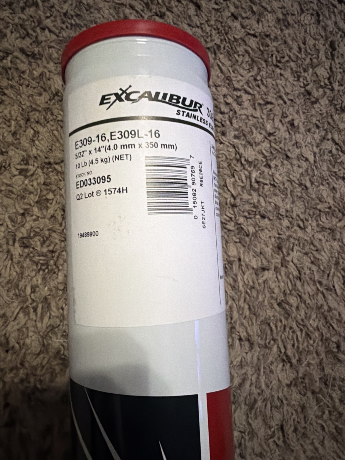 Excalibur E309-16 Lincoln Electric Stainless Steel Welding Rod 5/32″x14”