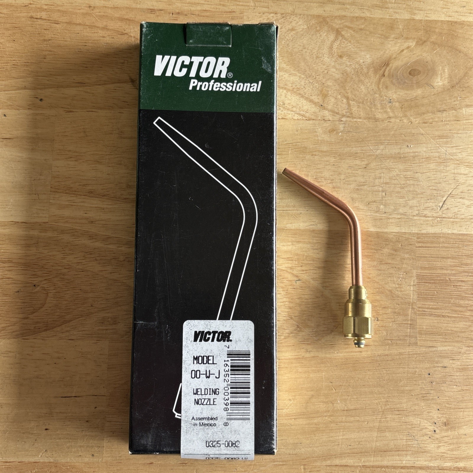 Victor Welding Brazing Torch Nozzle Tip 00-W-J Genuine Victor 0325-0082 NEW