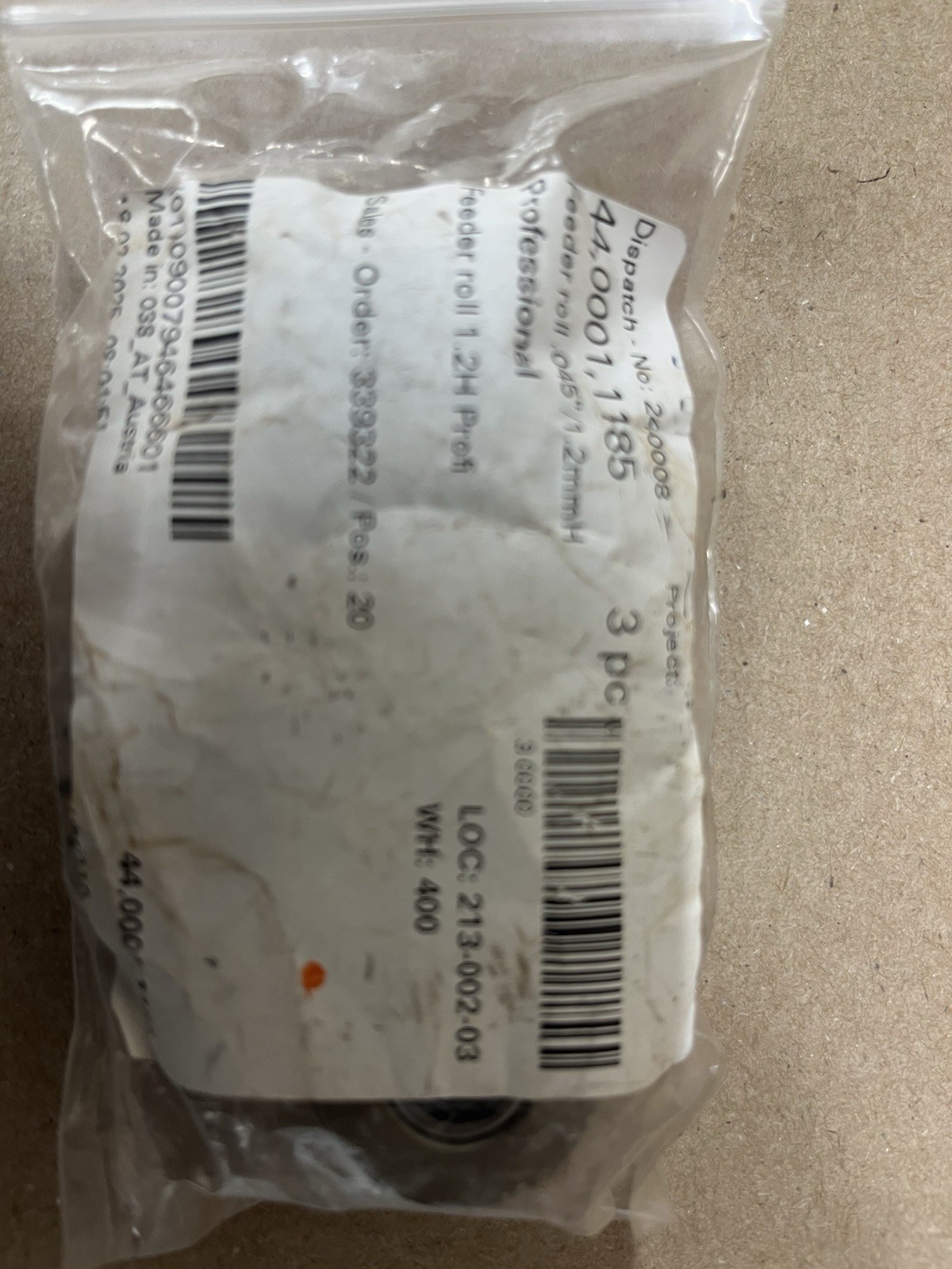 NEW Fronius Feeder Roll .045/1.2MMH 44,0001,1185 3pk