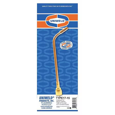 Uniweld Type17-15 Welding Brazing Tip