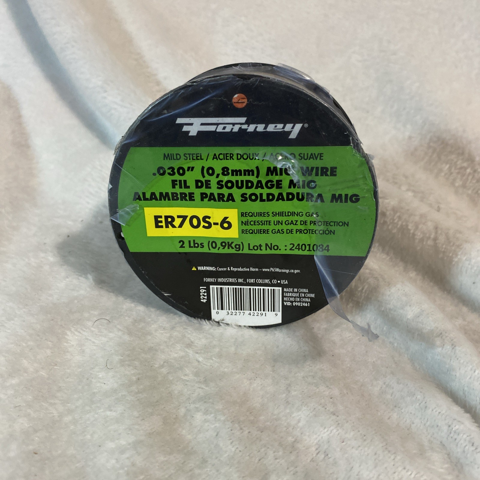 Forney MIG Wire Mild Steel Spool 2lbs Pack ER70S-6 42291 .030″ Dia Genuine OEM