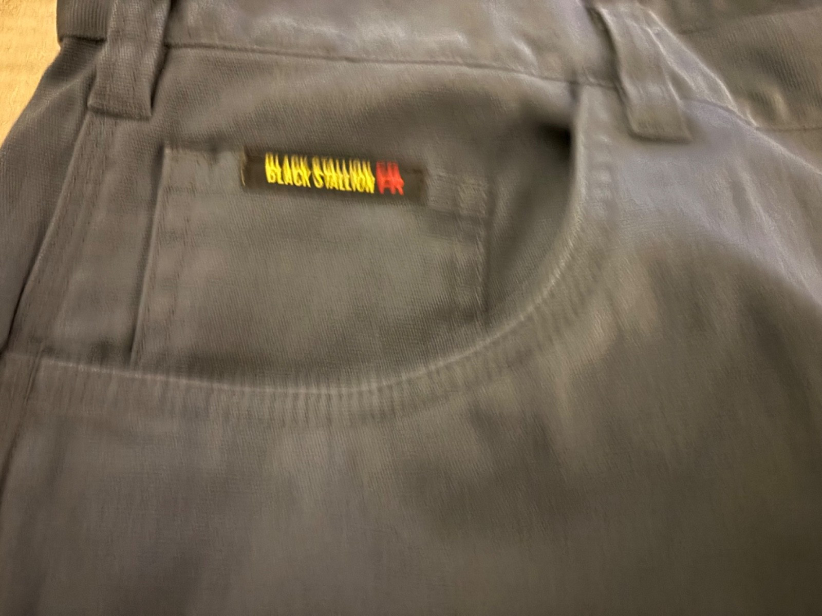 Black Stallion 10 oz. AR / FR Stretch Canvas Utility Pants,Charcoal Gray 44 x 30