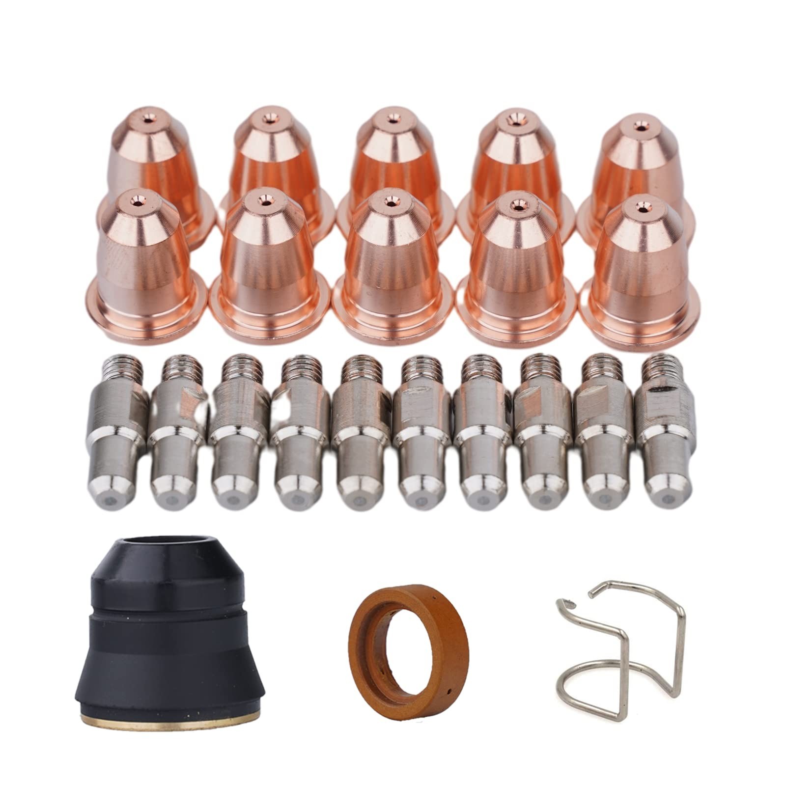 S45 Plasma Cutting Torch Accessory Kit PR0110 Electrodes PD0116-08 Tips Shiel…