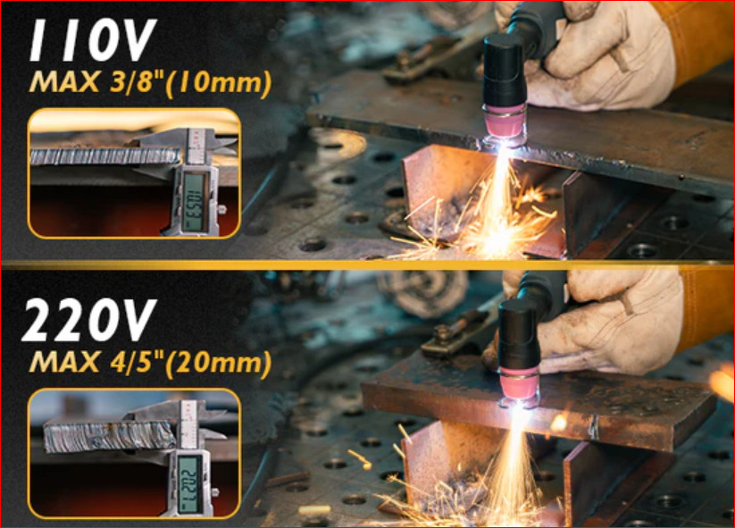 TOOLIOM TL-50C Non High Frequency Plasma Cutter Non-Touch Pilot ARC 110/220V Dua