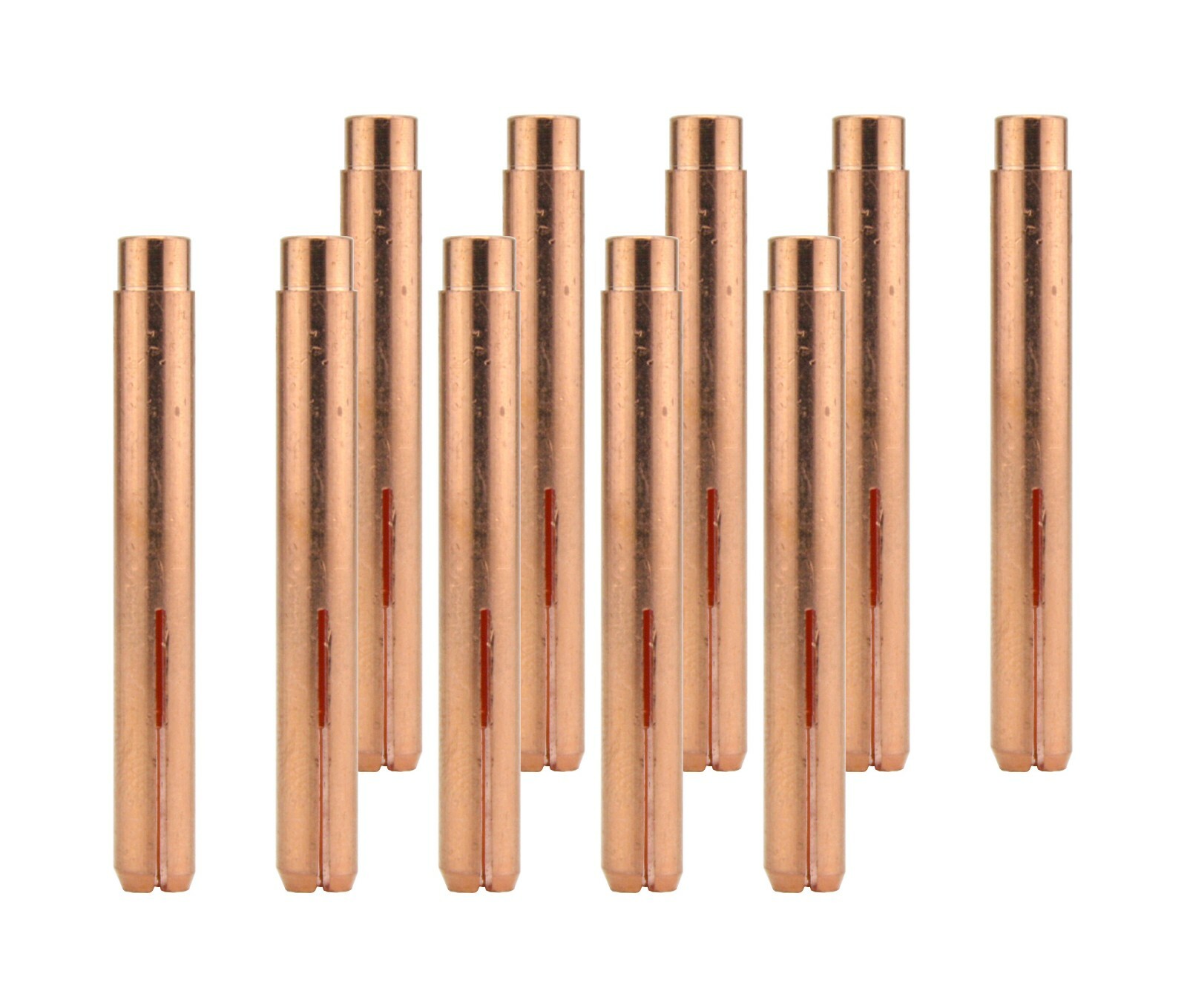 Long Collet for TIG Welding Torches 9/20/25 with Large Diameter Gas Lens Set-Up