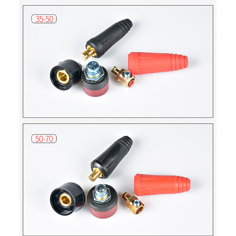 Male Female Copper Cable Connector Welder Quick Fitting Socket Plug Welding Tool