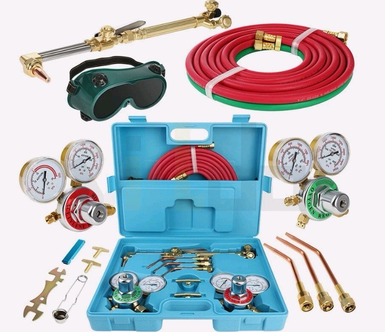 Gas Welding Cutting Kit Oxygen Acetylene Oxygen Torch Brazing Kit