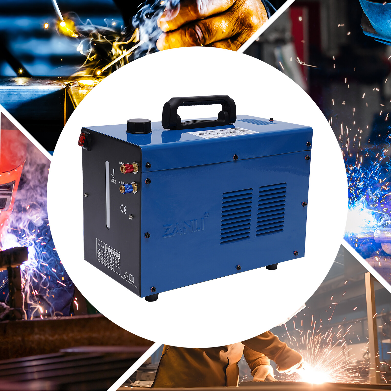 Tig Welder Torch Industrial Water Cooler Torch Welding Water Tank Chiller 110V