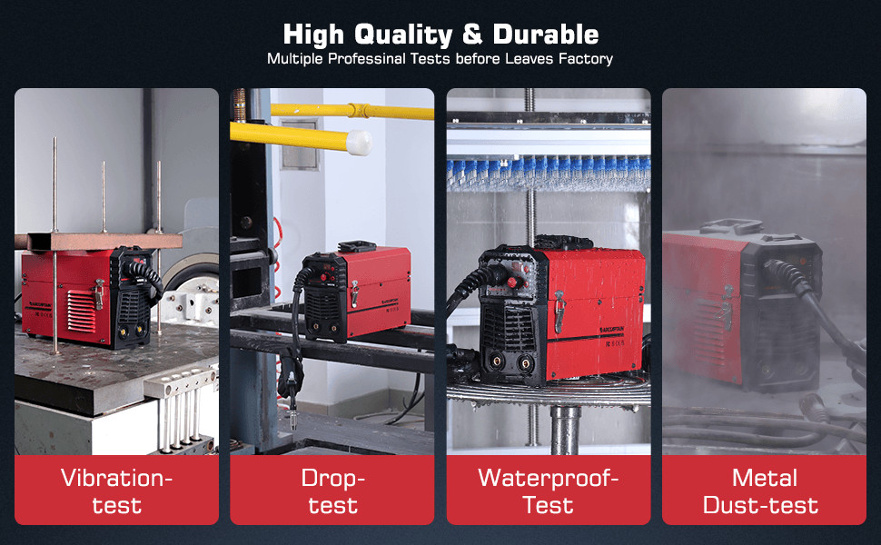 ARCCAPTAIN 130A MIG Welder, Flux Core /MIG/Lift TIG/Stick 3 in1 Welding Machine