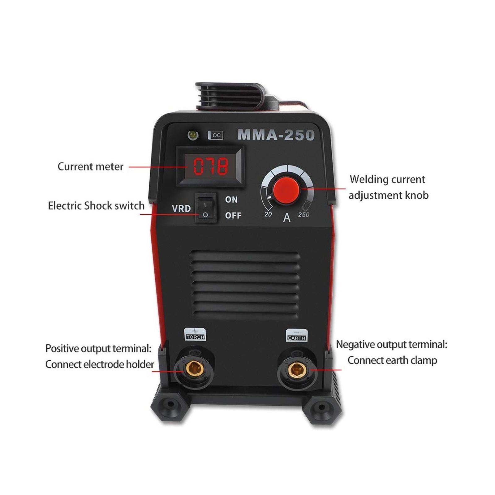 Shikha 250Amp ARC Welding Machine Dual 110 220 volts,Portable DC Inverter Wel…
