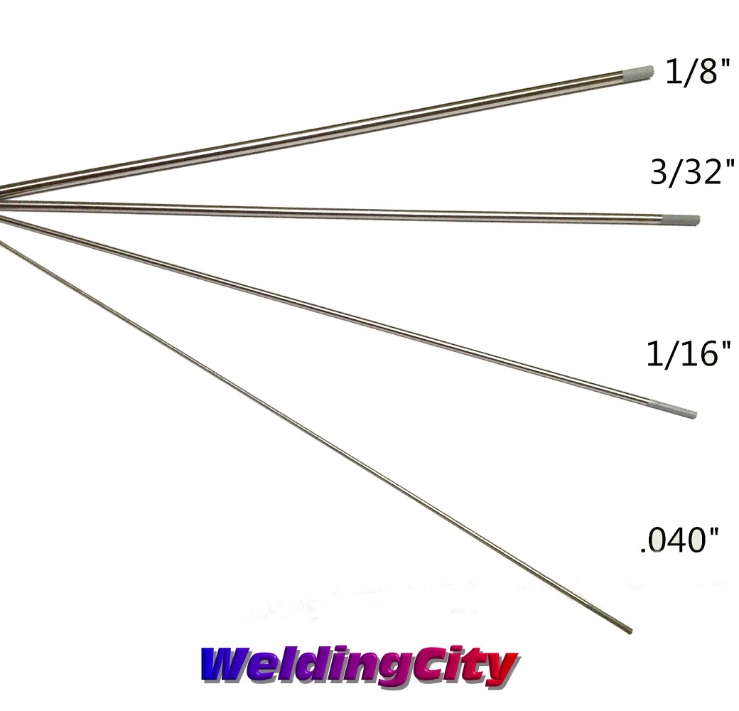 WeldingCity® 10-pk TIG Welding Tungsten Electrode 2% Ceriated (Gray) .040″x7″ US