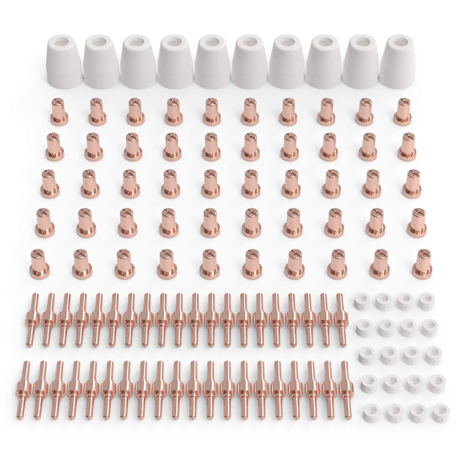 YESWELDER 110PCS PT31 Plasma Cutting Consumables Fit 110PCS, Multiple Color