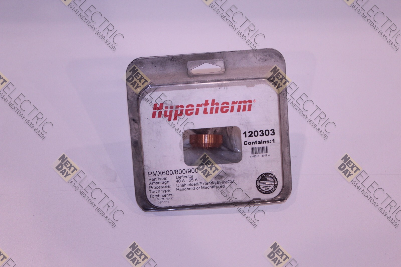 Deflector, PMX600, PMX800, PMX900, Torch Plasma 120303 for Hyper therm