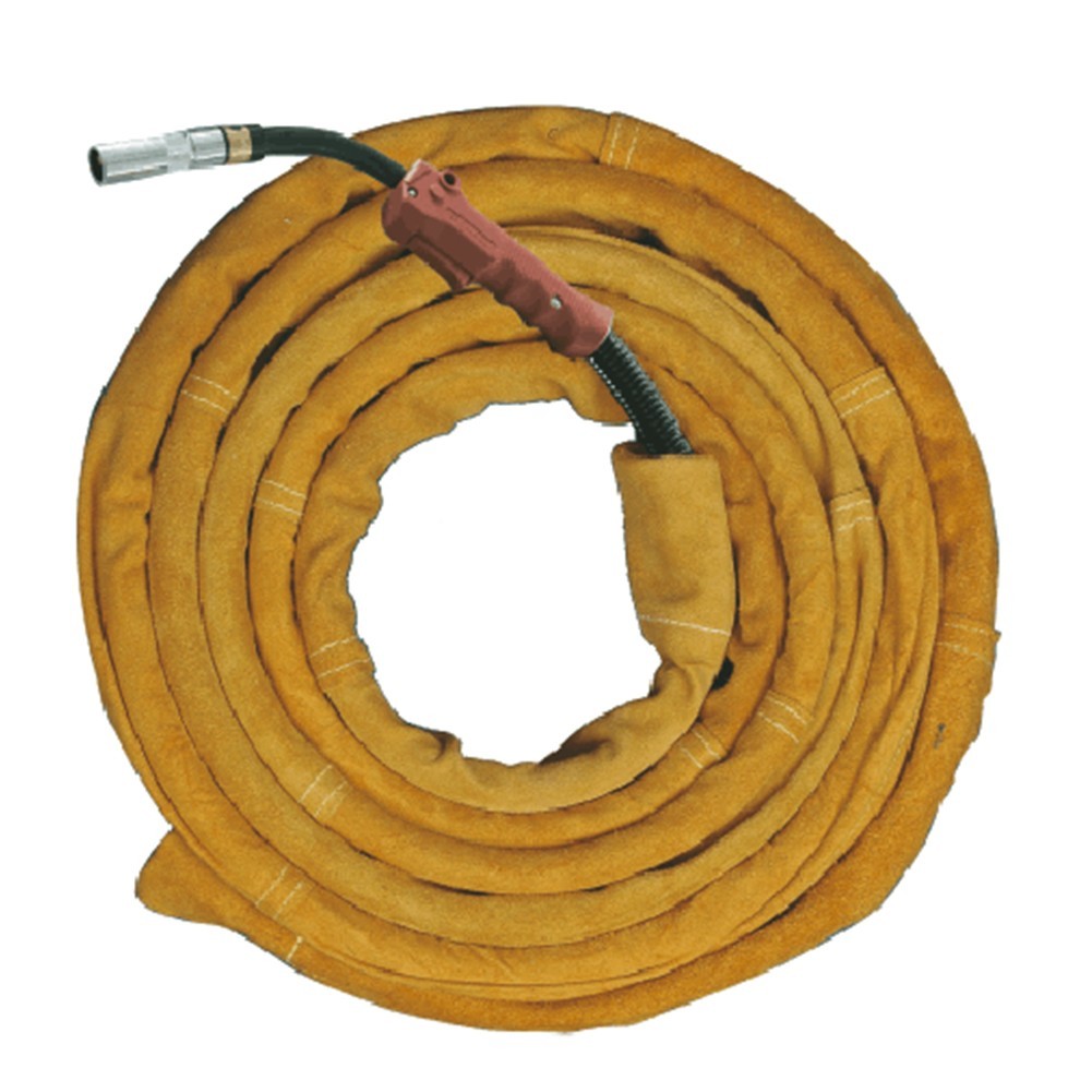 1 × TIG Mig Cowhide Leather Welding Torch Cable Hose Cover ✅23ft L 4in W With