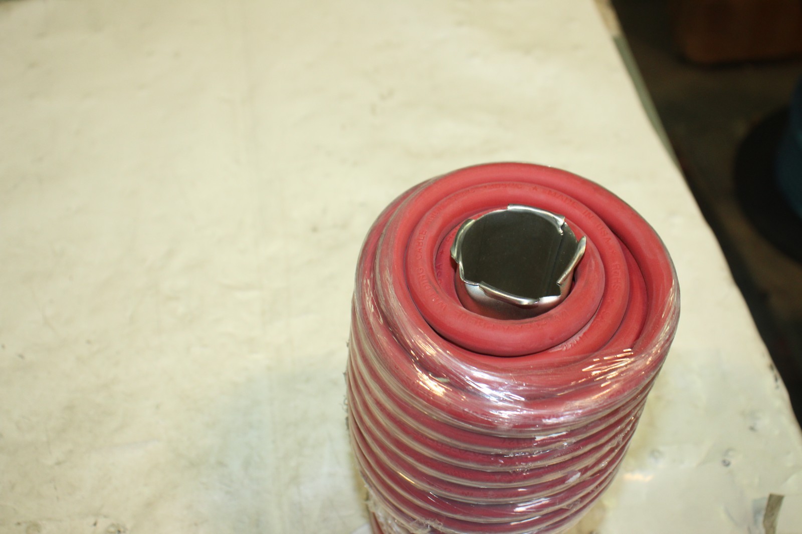 50′ Red Welding Cable 1/0 J1127 Flexible
