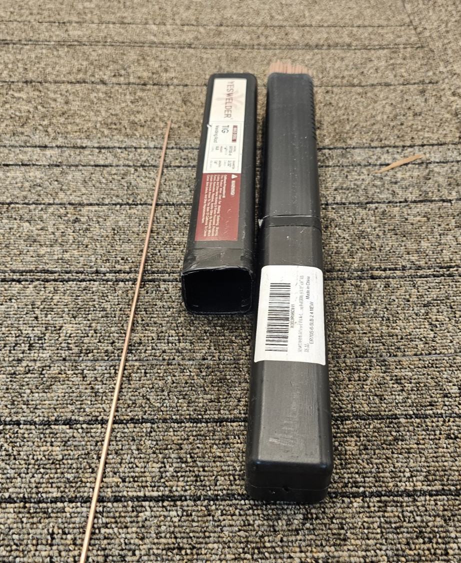 Yeswelder ER70S-6 Mild Steel TIG Welding Rod 3/32″ x 16″ 5LB Durable