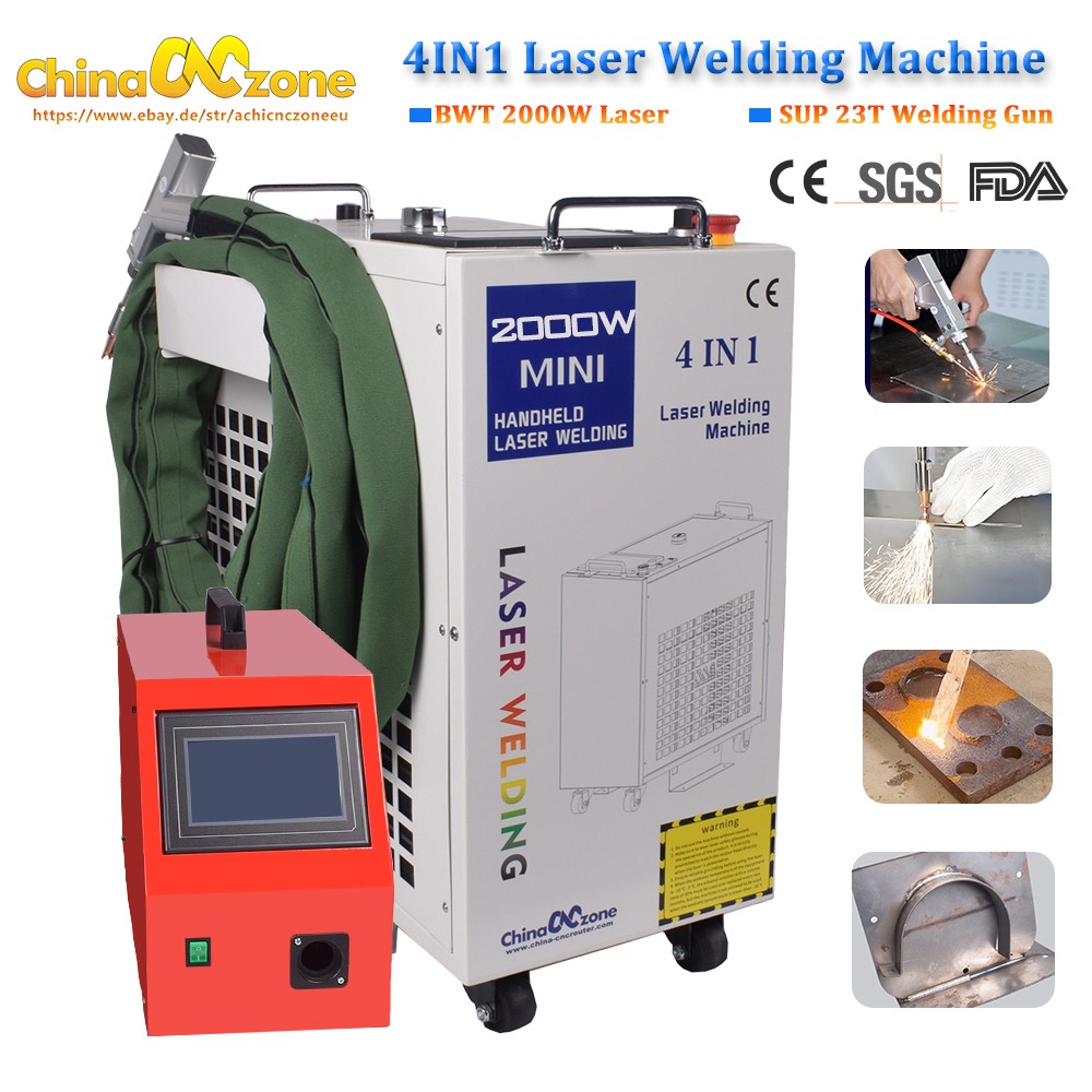 2000W BWT 4 IN 1 Fiber Laser Welding Machine Cutting Cleaning Machine Handheld