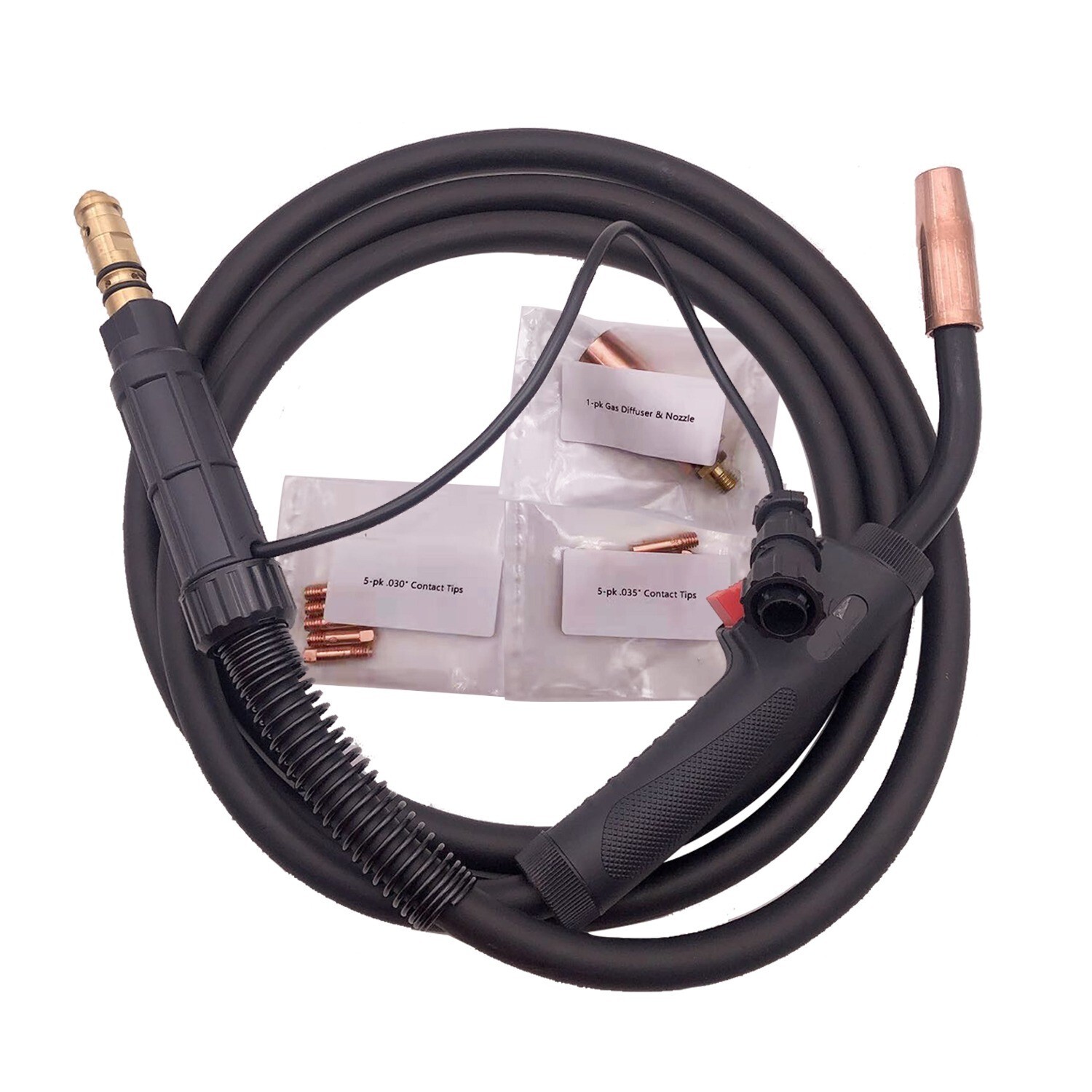 10 ft MIG Gun Replacement w/ Bonus Kit fit Linc. Pro MIG 140 ProMIG 11634 Welder