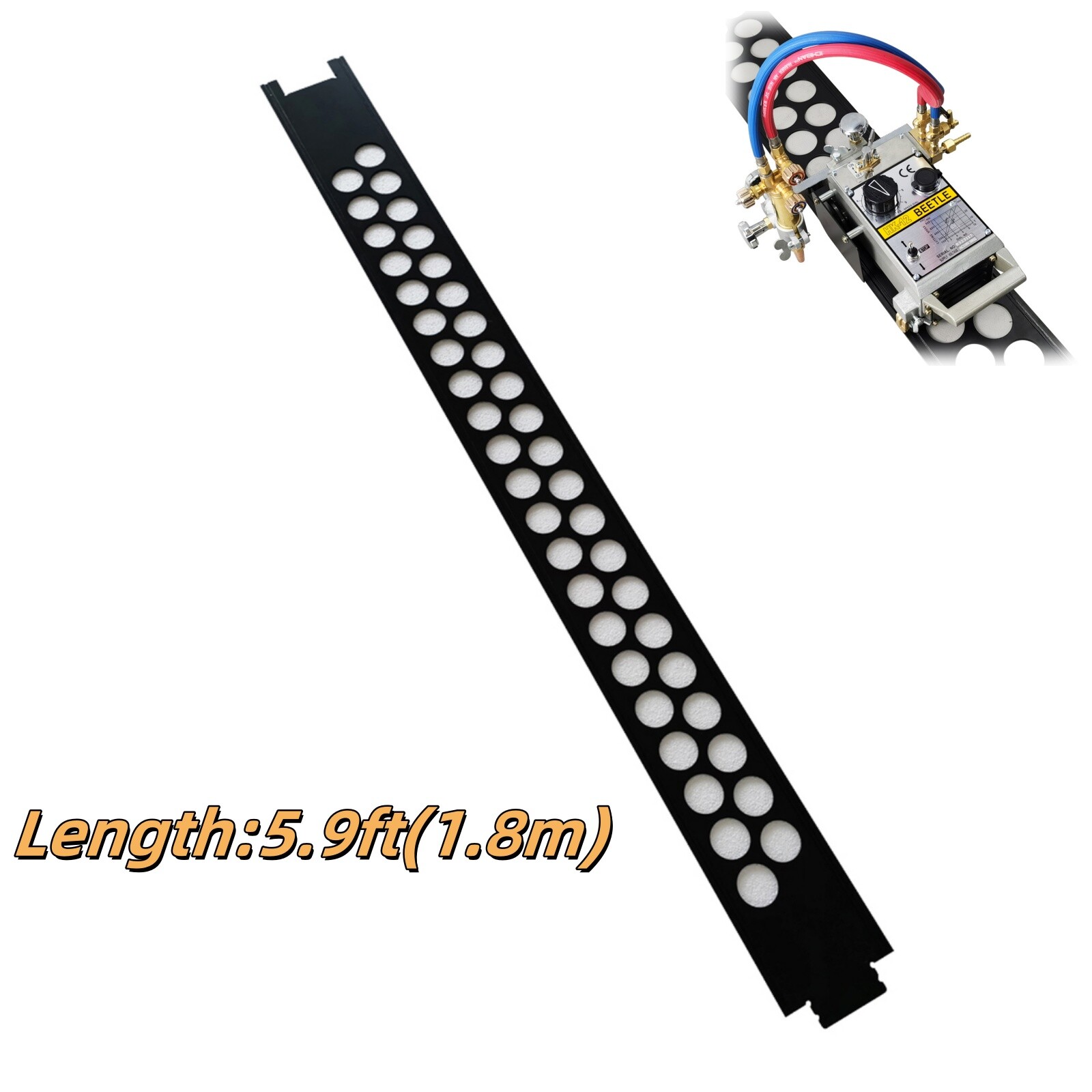 HK-12 Flame Cutter Special Mesh Guide Rail 5.9FT Reticular Structure Track